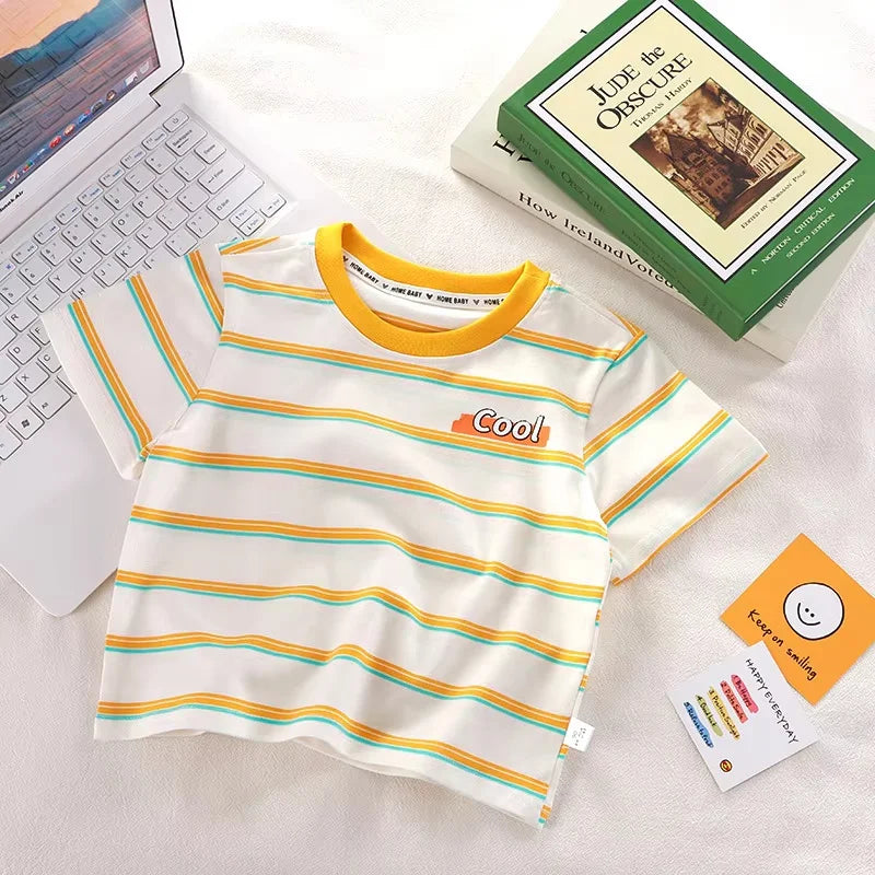 𝐶ℎ𝑖𝑙𝑑𝑟𝑒𝑛,𝑠 𝑆ℎ𝑜𝑟𝑡-𝑆𝑙𝑒𝑒𝑣𝑒𝑑 𝑆𝑘𝑒𝑡𝑡𝑙𝑒𝑠 𝑆𝑡𝑟𝑖𝑝𝑒𝑑 𝐶𝑎𝑠𝑢𝑎𝑙 𝑇-𝑆ℎ𝑖𝑟𝑡