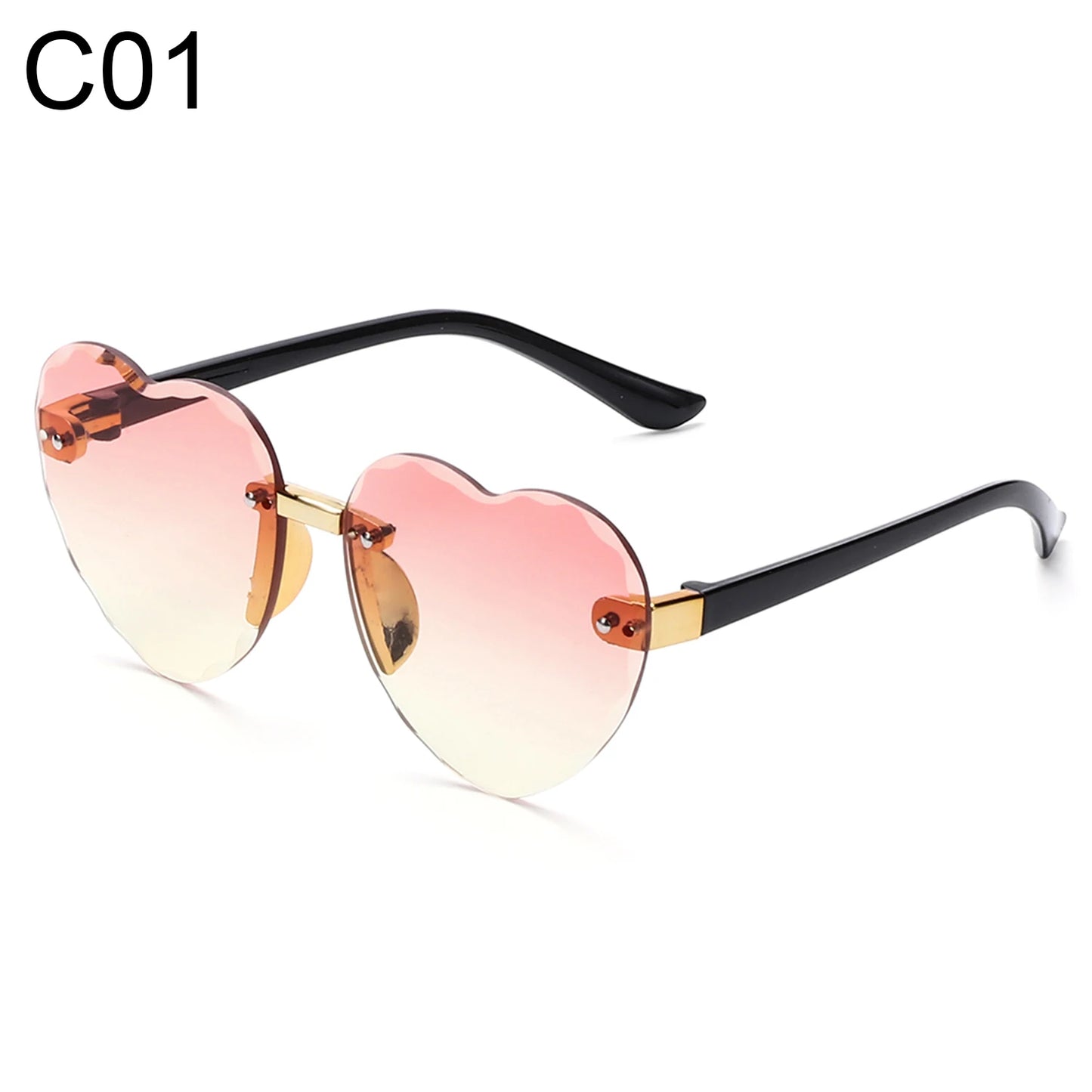 Ocean Lenses Eyewear Party/Photography Kids Sunglasses Heart-shaped Sun Glasses UV 400 Protection Children Sunglasses