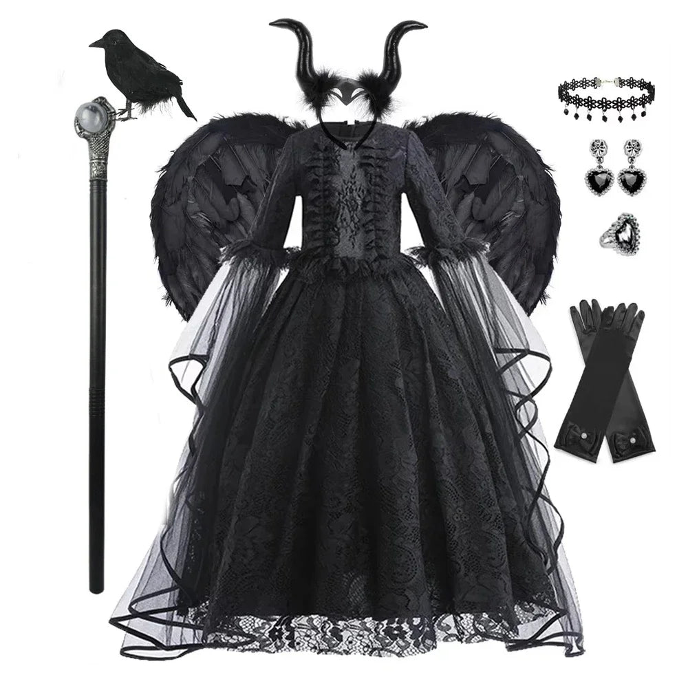 luxury witch costume kids