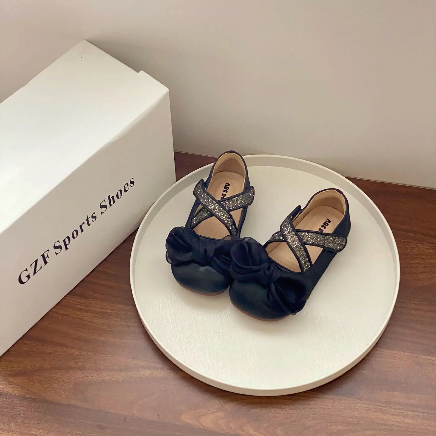 Girls' Princess Shoes Autumn New Children Fashion Bow Knot Party Dress Leather Shoes Soft Sole Comfortable Non Slip Casual Flats