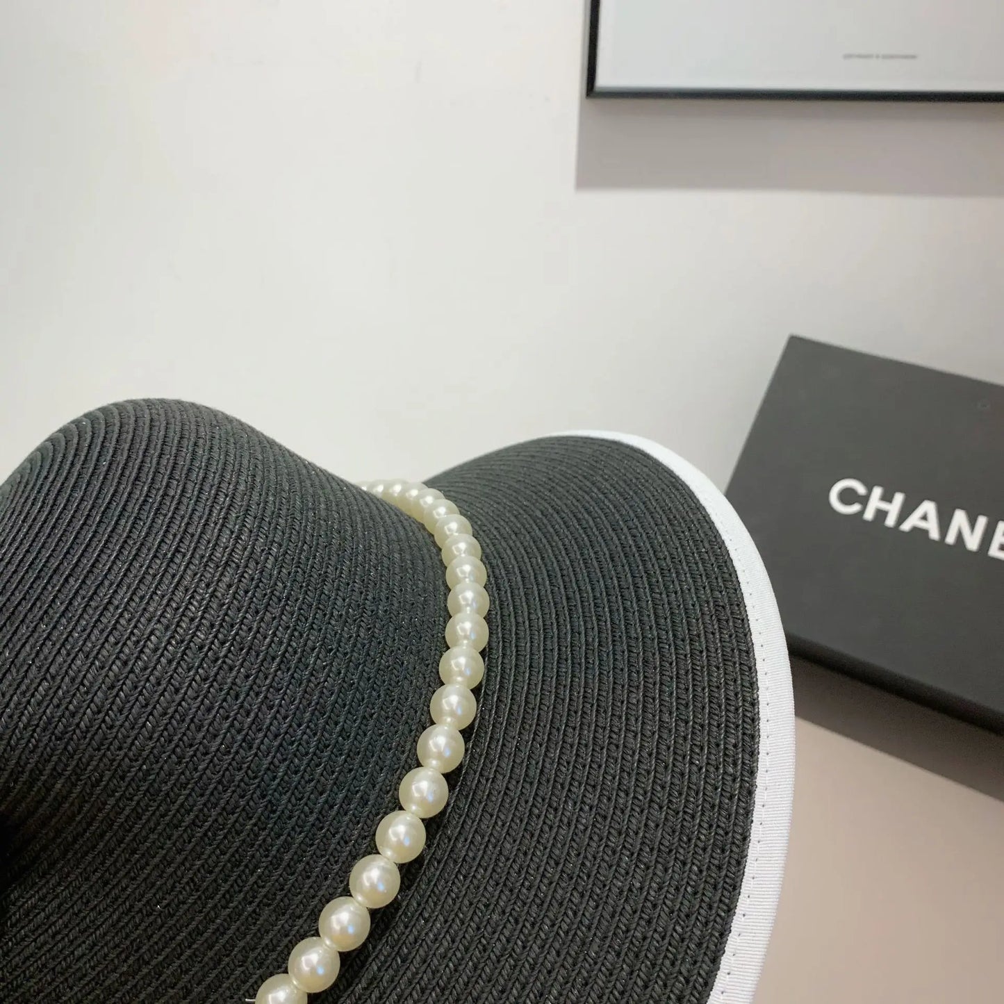 Japanese Style Fragrant Pearl Flower Dome Straw Hat For Mothers Girls Summer Beach Hat Holiday Sunhat Head Wear