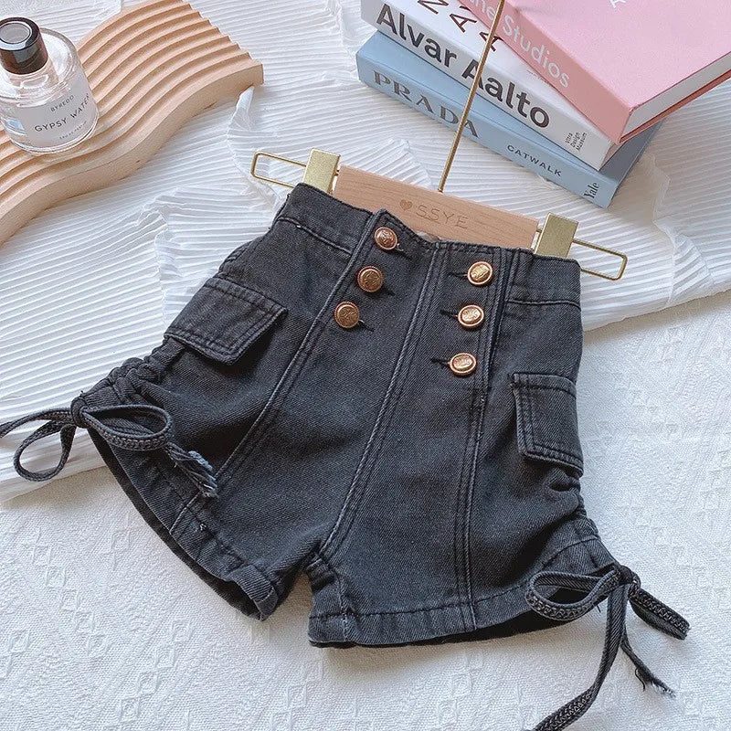 Children's Clothing Summer Baby Girl Wear Denim Shorts
