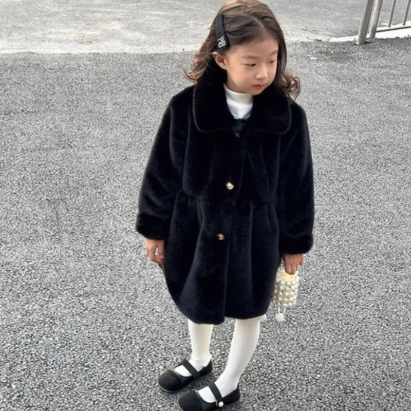 Children Thick Fur Coat Girls Coats Winter Clothes for Girls Kids Coats Boy Coat Children Coat