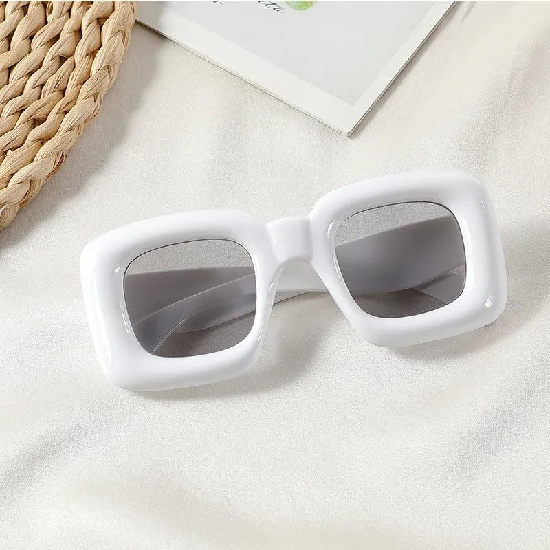 3-12 Years New Square Sunglasses for Boys Girls Y2K Retro Design Shades Candy Color Goggle Sun Glasses Kids Children Eyewear