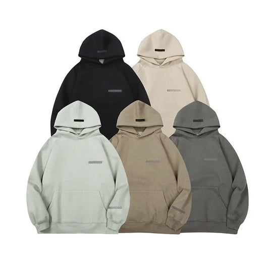Men’s Double Line Hoodie – Luxury Cotton High Street Couple Hoodie