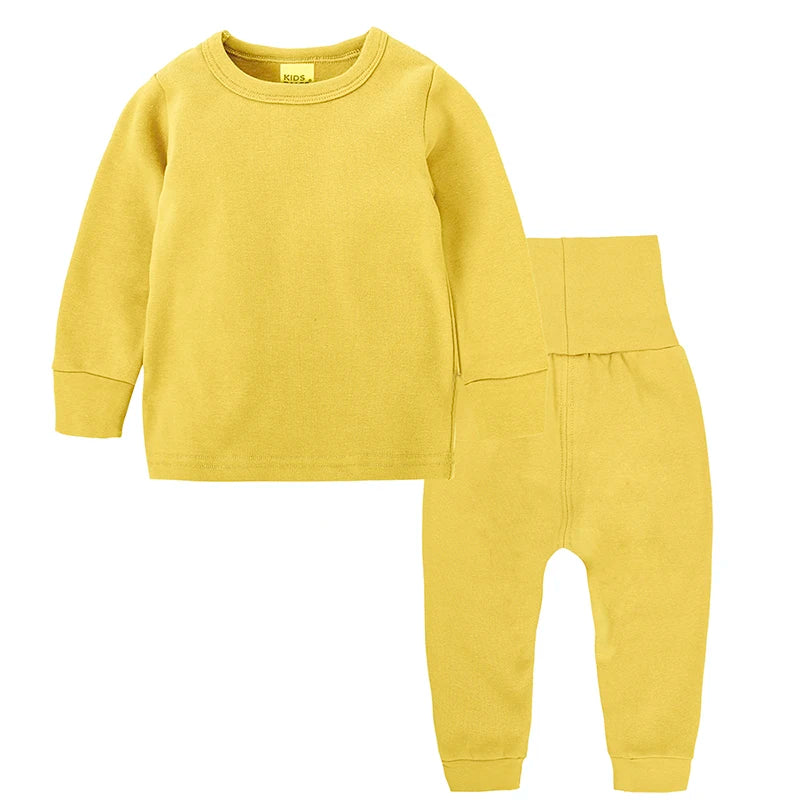 Baby Boys Girls Fleece Sweatsuit – 2pcs Pullover & Pants Outfit