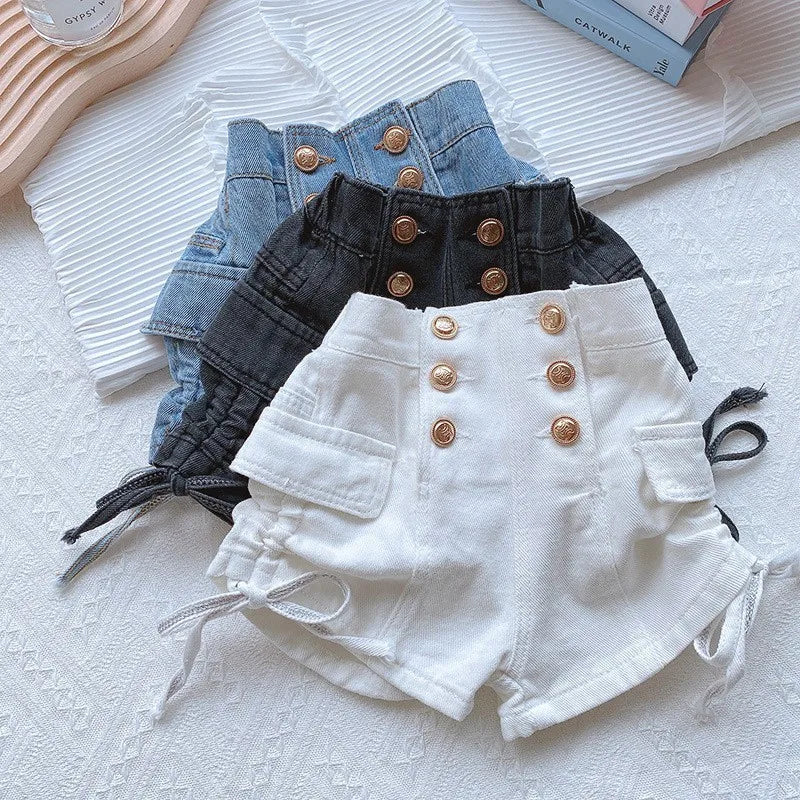 Children's Clothing Summer Baby Girl Wear Denim Shorts