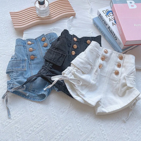 Children's Clothing Summer Baby Girl Wear Denim Shorts