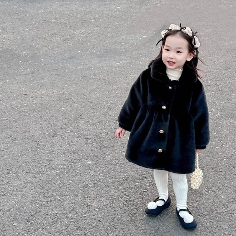 Children Thick Fur Coat Girls Coats Winter Clothes for Girls Kids Coats Boy Coat Children Coat