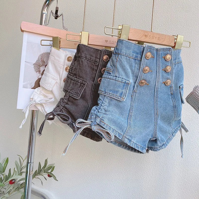 Children's Clothing Summer Baby Girl Wear Denim Shorts