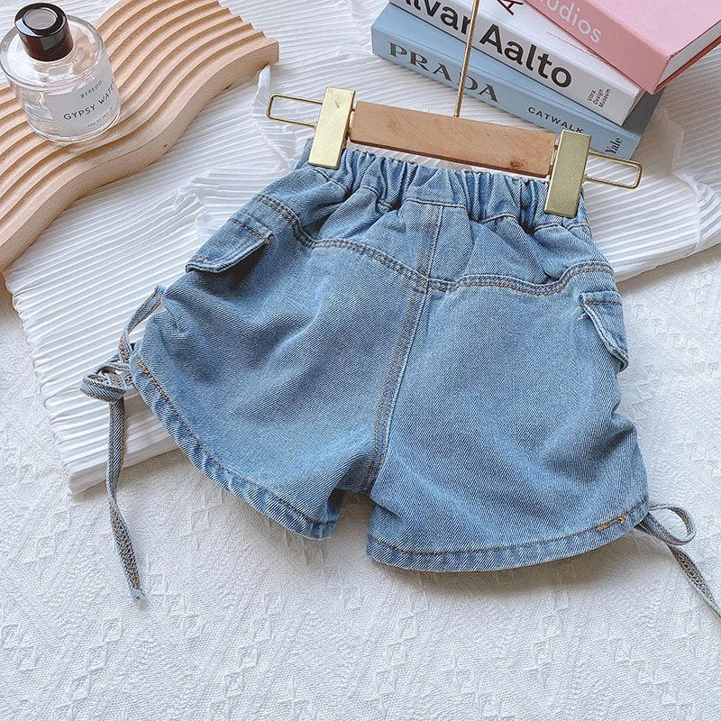 Children's Clothing Summer Baby Girl Wear Denim Shorts