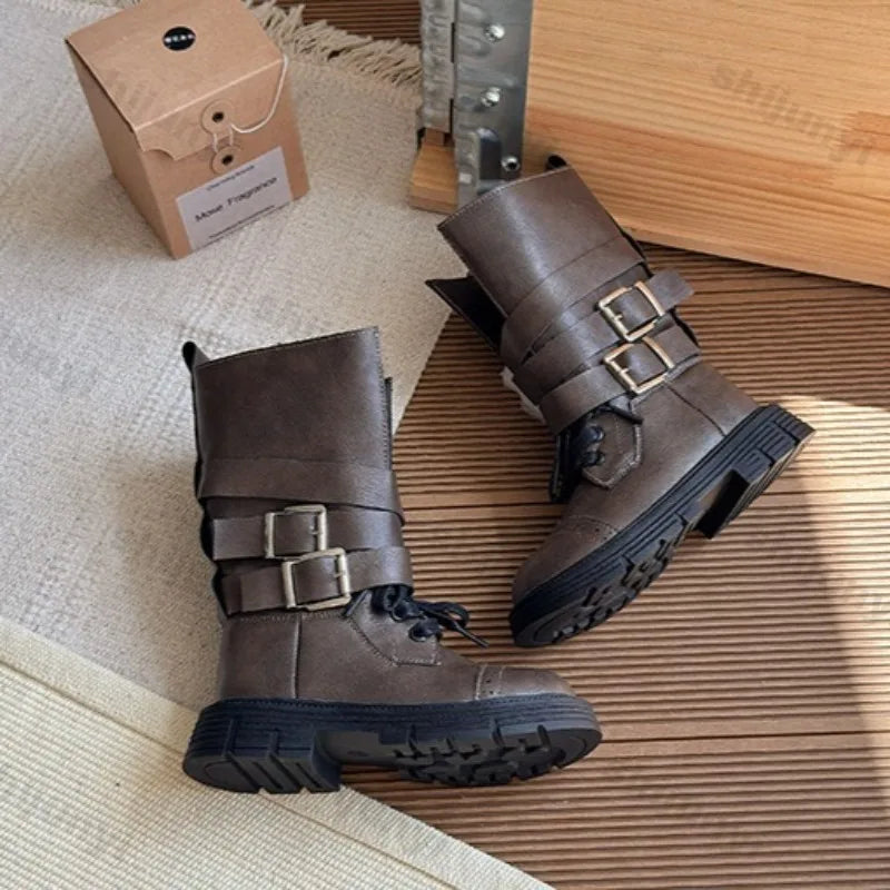 Children Knee Length Boots New Autumn Girls Princess Boots Kids Fashion Comfortable Non Slip Buckle Long Boots