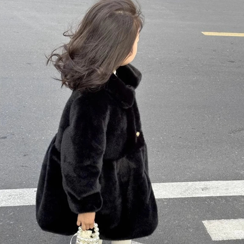 Children Thick Fur Coat Girls Coats Winter Clothes for Girls Kids Coats Boy Coat Children Coat