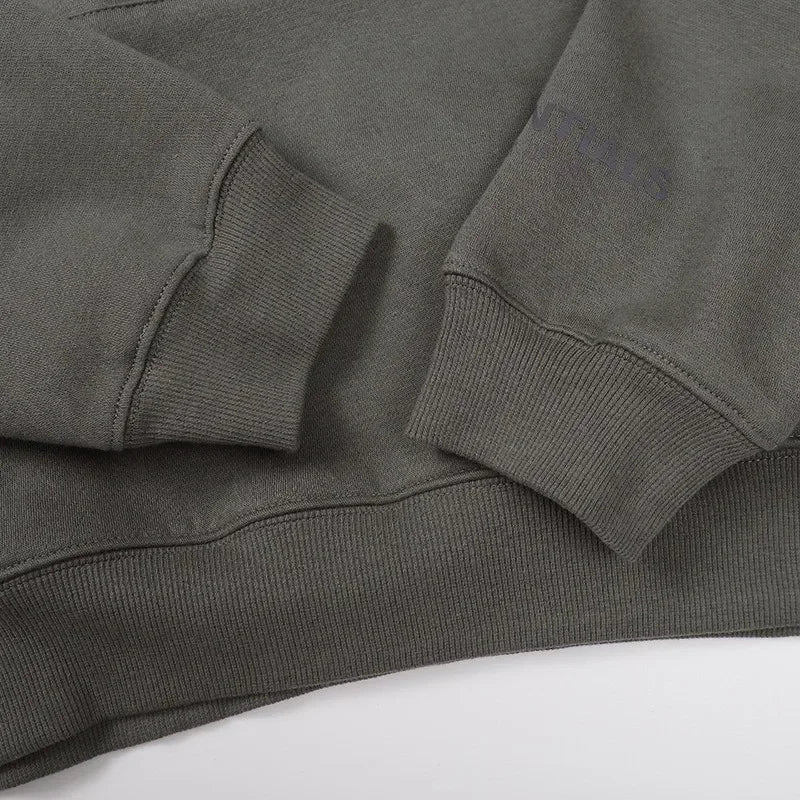 Men’s Double Line Hoodie – Luxury Cotton High Street Couple Hoodie