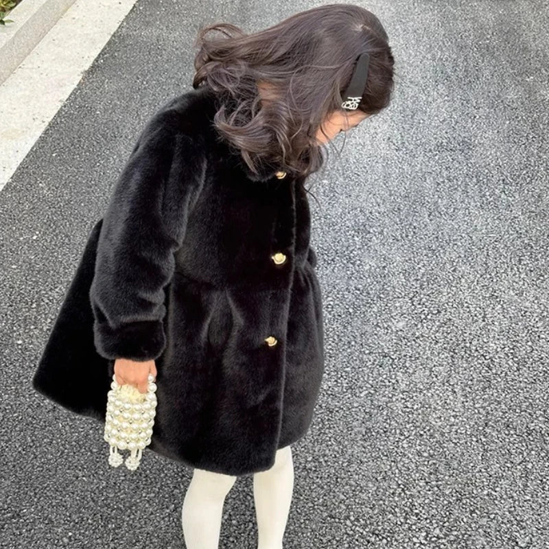 Children Thick Fur Coat Girls Coats Winter Clothes for Girls Kids Coats Boy Coat Children Coat